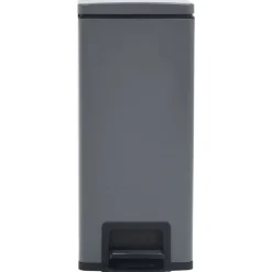 Produits Ménagers-vidaXL Poubelle à pédale anti-empreinte 30 L Acier inoxydable Gris