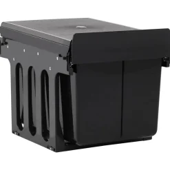 vidaXL Poubelle amovible de cuisine fermeture en douceur 48 L