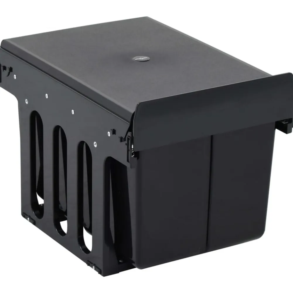Produits Ménagers-vidaXL Poubelle amovible de cuisine Fermeture en douceur 36 L