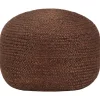 Poufs-vidaXL Pouf fait à la main Marron 40 x 45 cm Jute