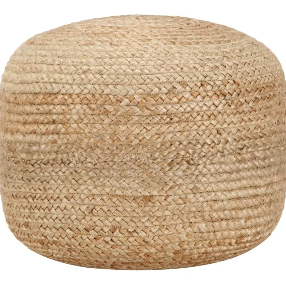 Poufs-vidaXL Pouf fait à la main 45 x 30 cm Jute