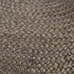 Poufs-vidaXL Pouf fait à la main 45 x 30 cm Jute Gris clair