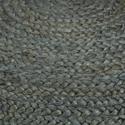 Poufs-vidaXL Pouf fait à la main 45 x 30 cm Jute Vert olive