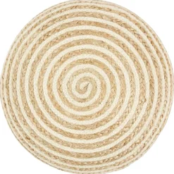 vidaXL Pouf fait à la main 45x30 cm Jute