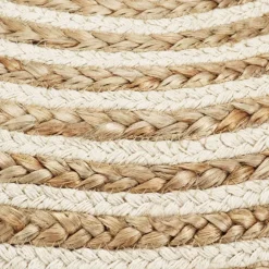 vidaXL Pouf fait à la main 45x30 cm Jute