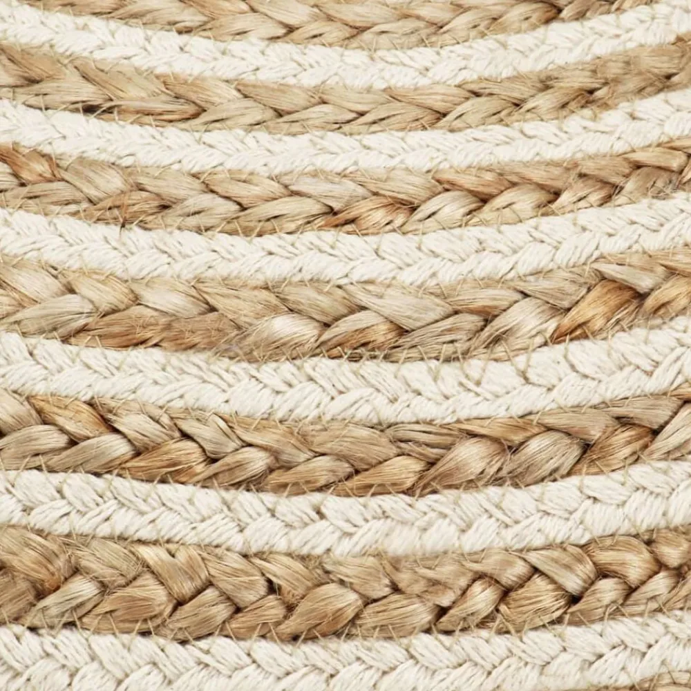 vidaXL Pouf fait à la main 45x30 cm Jute