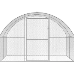 vidaXL Poulailler d'extérieur 3x2x2 m Acier galvanisé
