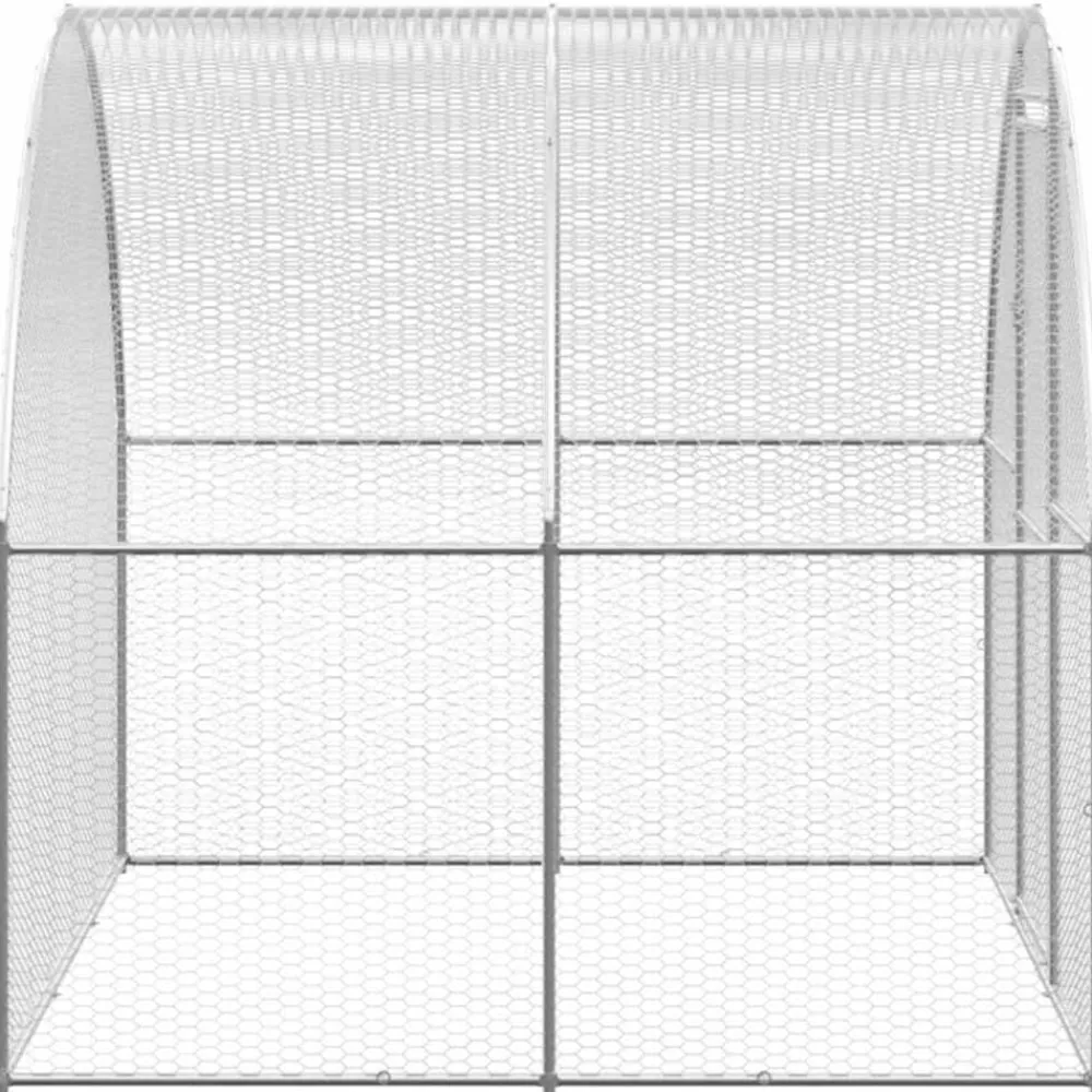 vidaXL Poulailler d'extérieur 3x2x2 m Acier galvanisé