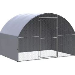 vidaXL Poulailler d'extérieur 3x2x2 m Acier galvanisé