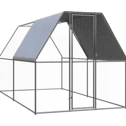vidaXL Poulailler d'extérieur 2x4x2 m Acier galvanisé