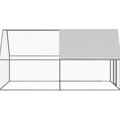 vidaXL Poulailler d'extérieur 2x4x2 m Acier galvanisé