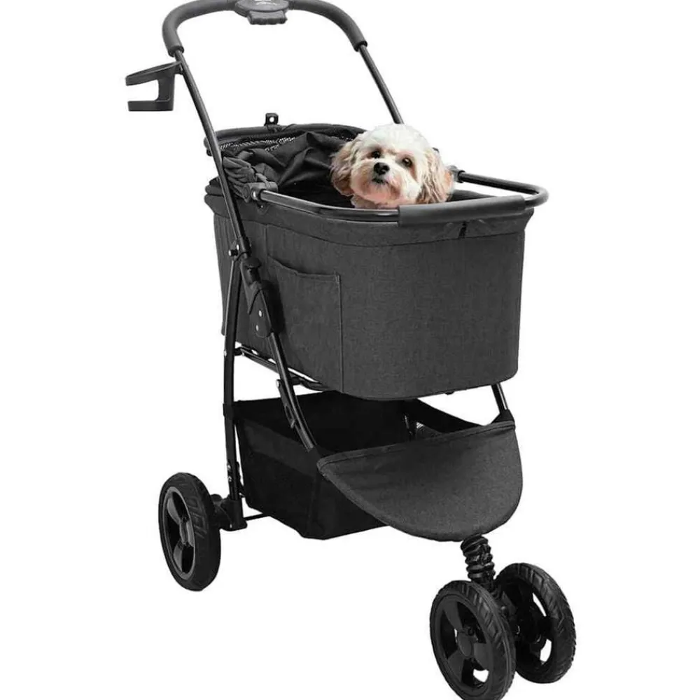 vidaXL Poussette Pliante pour Animaux 78 x 54 x 101 cm Polyester