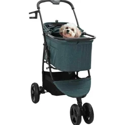 vidaXL Poussette Pliante pour Animaux 78 x 54 x 101 cm Polyester