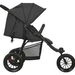 Transport De Bébés-vidaXL Poussette pour bébé Acier Anthracite