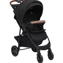 vidaXL Poussette pour bébé 2-en-1 Acier