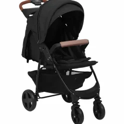 Transport De Bébés-vidaXL Poussette pour bébé 3-en-1 Acier Anthracite
