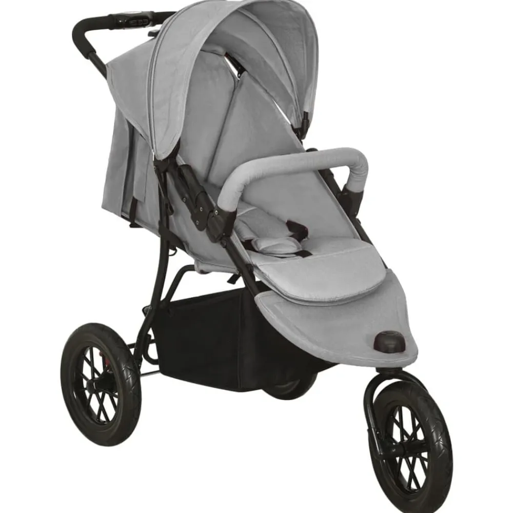 vidaXL Poussette pour bébé Acier