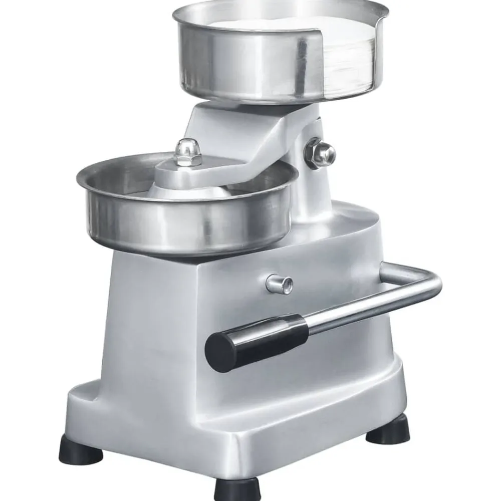 vidaXL Presse à hamburger avec 500 feuilles de galettes Aluminium 10cm