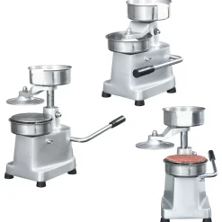 vidaXL Presse à hamburger avec 500 feuilles de galettes Aluminium 10cm