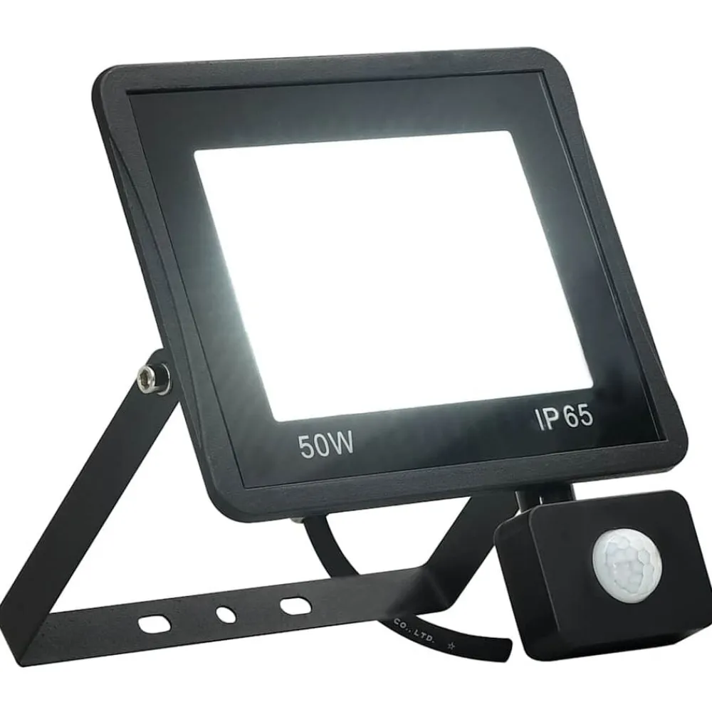 vidaXL Projecteur à LED avec capteur 50 W