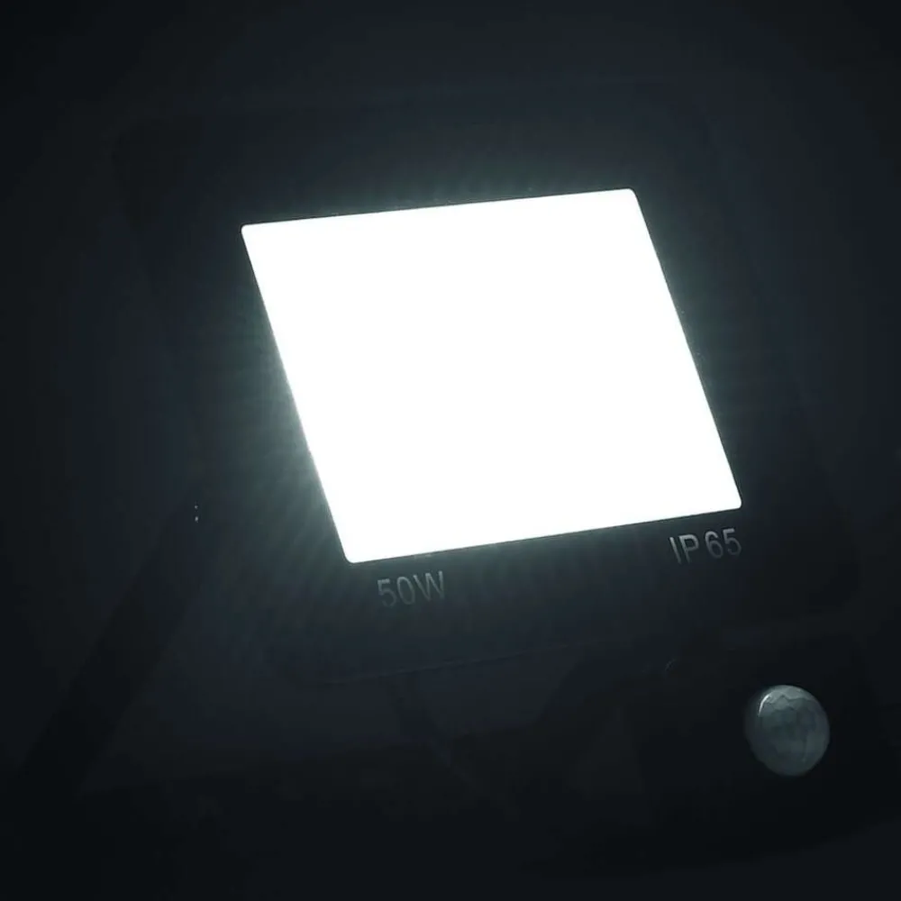 vidaXL Projecteur à LED avec capteur 50 W