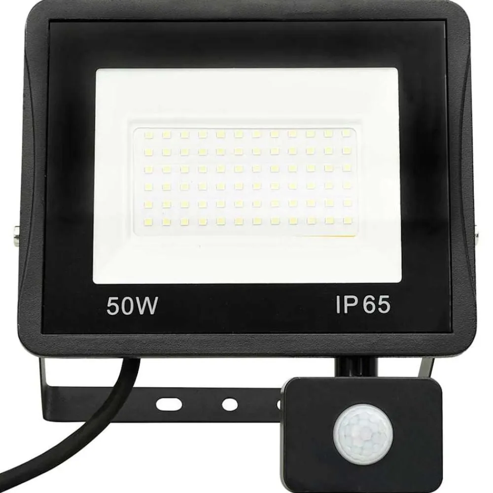 vidaXL Projecteur à LED avec capteur 50 W