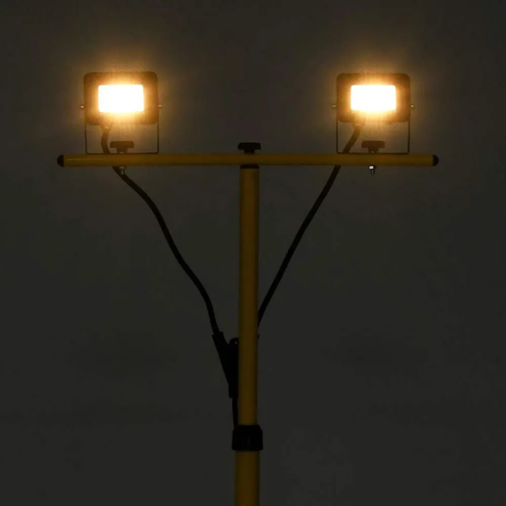 vidaXL Projecteur à LED avec trépied 2x10 W