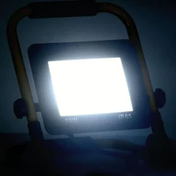 Luminaires-vidaXL Projecteur à LED avec poignée 50 W Blanc froid