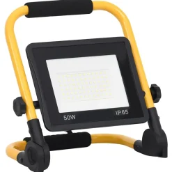 Luminaires-vidaXL Projecteur à LED avec poignée 50 W Blanc froid