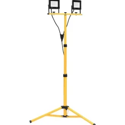 Luminaires-vidaXL Projecteur à LED avec trépied 2x20 W Blanc chaud