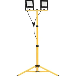 Luminaires-vidaXL Projecteur à LED avec trépied 2x50 W Blanc froid