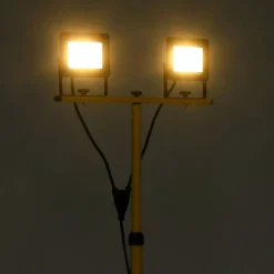 vidaXL Projecteur à LED avec trépied 2x30 W