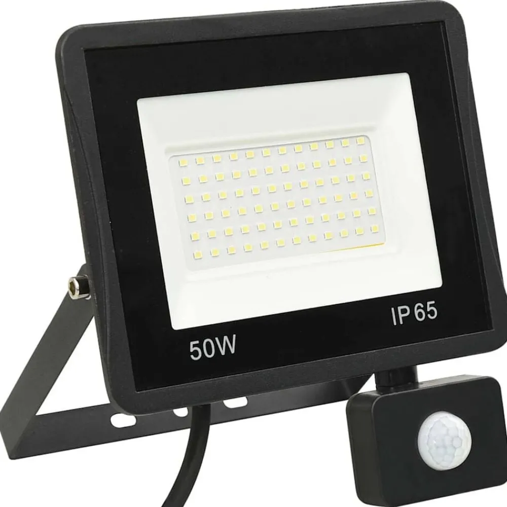 vidaXL Projecteur à LED avec capteur 50 W