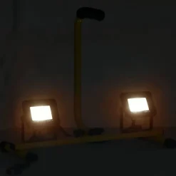 vidaXL Projecteur à LED avec poignée 2x10 W