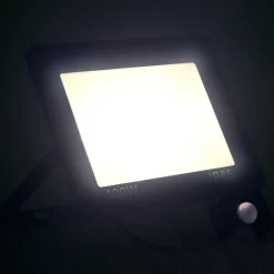 Luminaires-vidaXL Projecteur à LED avec capteur 100 W Blanc froid