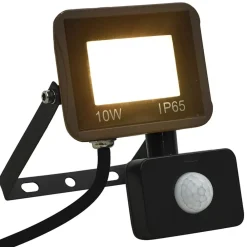 vidaXL Projecteur à LED avec capteur 10 W