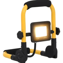 Luminaires-vidaXL Projecteur à LED avec poignée 10 W Blanc chaud