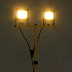 vidaXL Projecteur à LED avec trépied 2x50 W