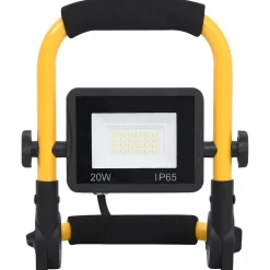 Luminaires-vidaXL Projecteur à LED avec poignée 20 W Blanc froid