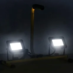 vidaXL Projecteur à LED avec poignée 2x20 W