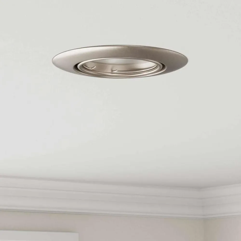 Luminaires-vidaXL Projecteur 6 pcs 9 x 9 x 2,5 cm Métal Argenté
