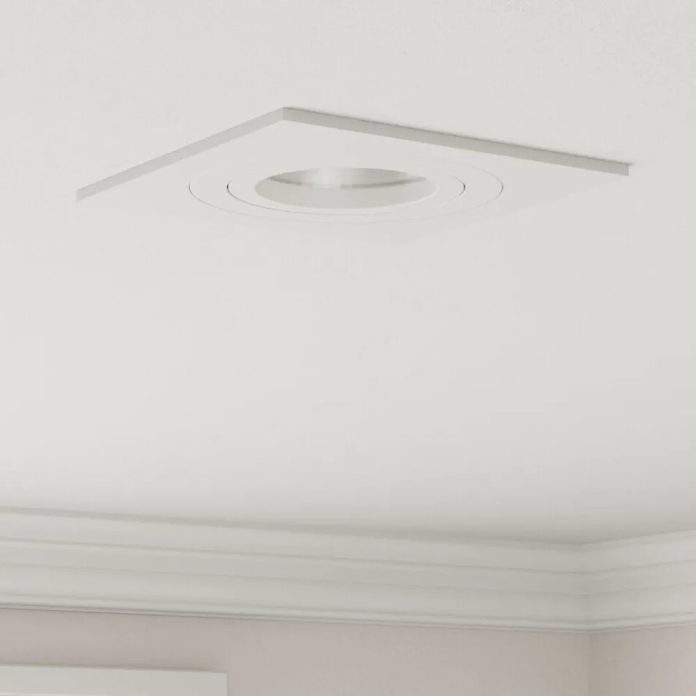vidaXL Projecteur 6 pcs 9 x 9 x 2 cm Aluminium