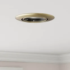 Luminaires-vidaXL Projecteur 6 pcs 9 x 9 x 2,5 cm Métal Laiton