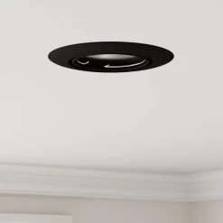 Luminaires-vidaXL Projecteur 6 pcs 9 x 9 x 2,5 cm Métal Noir