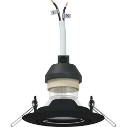 Luminaires-vidaXL Projecteur 6 pcs 9 x 9 x 2,5 cm Métal Noir