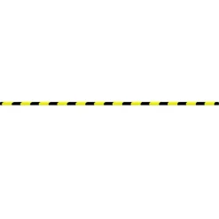 vidaXL Protecteur d'angle Jaune et noir 4x3x100 cm PU