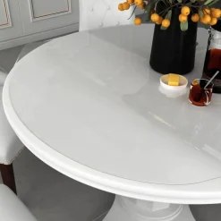 vidaXL Protecteur de table Ø 60 cm 1,6 mm PVC