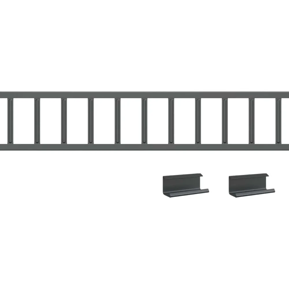 vidaXL Protection de neige pour toit 100 x 2,5 x 20 cm