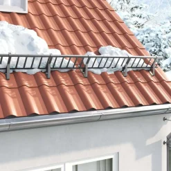 vidaXL Protection de neige pour toit 100 x 2,5 x 20 cm