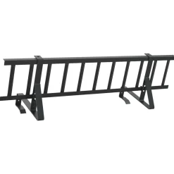 vidaXL Protection de neige pour toit 100 x 29,5 x 34,5 cm Acier